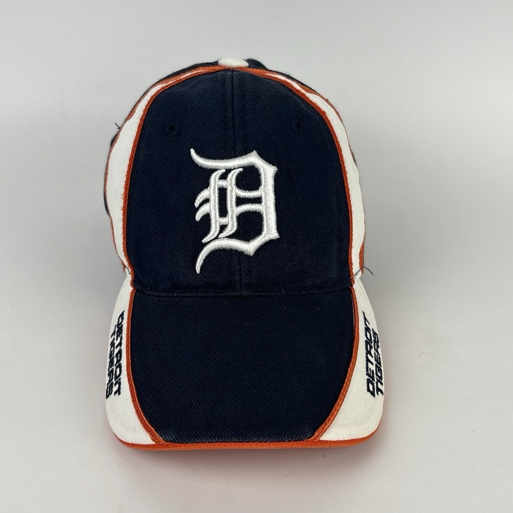 Detroit Tigers Hat Cap StrapBack Fan Favorite MLB Baseball Men's Side Spell Out
